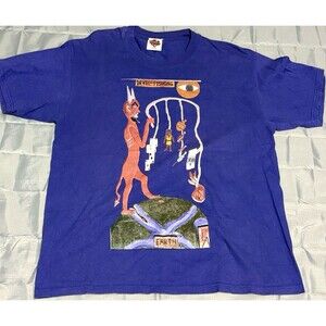 Vintage House of Blues Devil Fishing T-Shirt Men’s Large Blue Short Sleeve